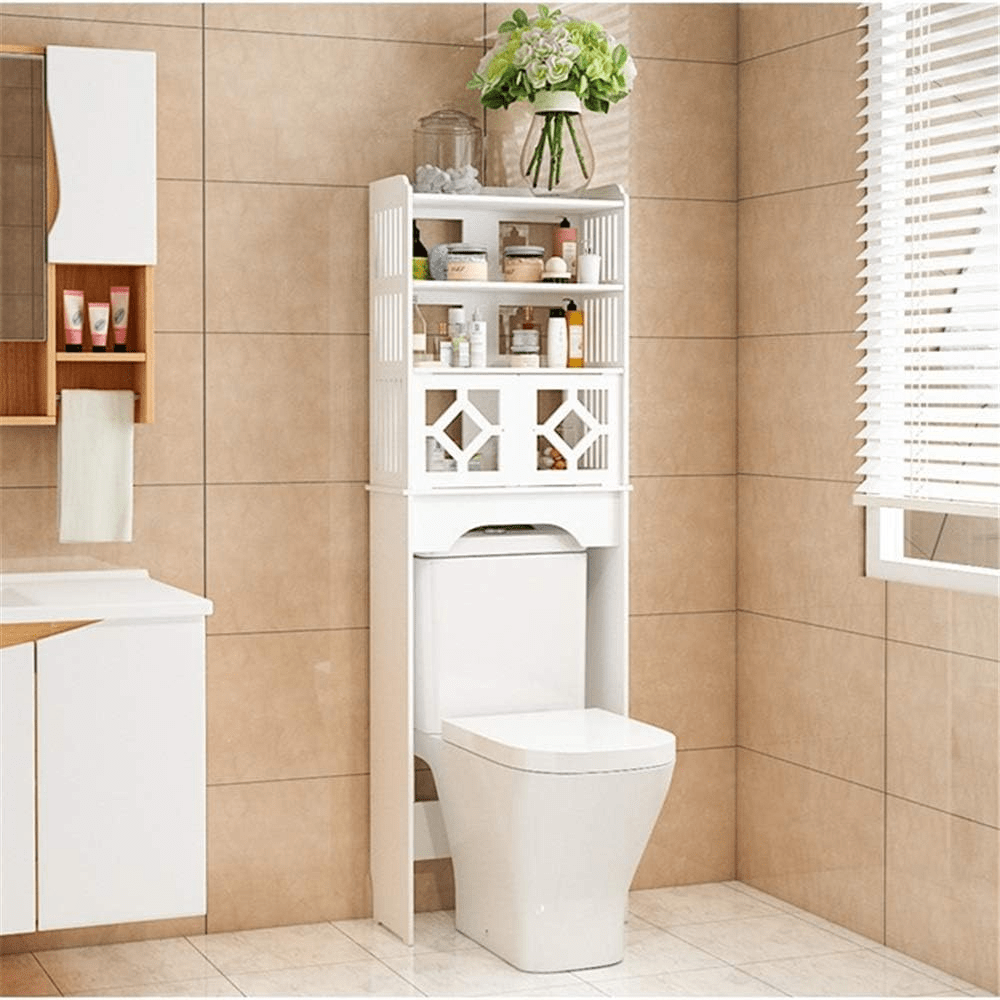 Armoire De Toilette - HouseholdToiletCabinet™ - Double Porte Bas - Bathmosphere