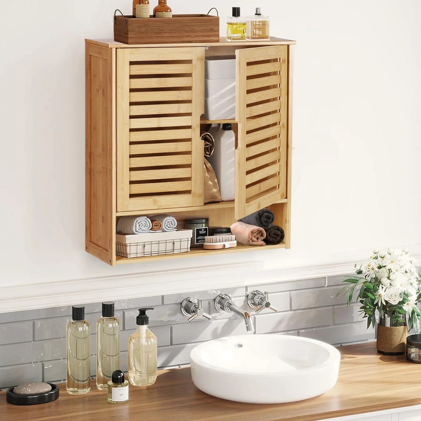 Armoire murale - WallCabinetStorage™ - Bathmosphere