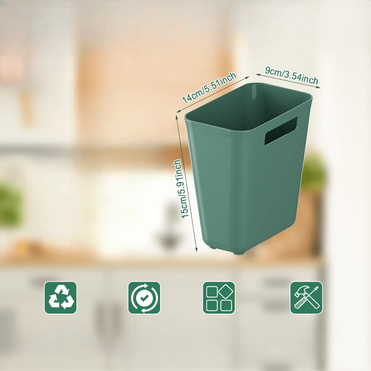 Organisateur Salle De Bain - MultifunctionalShelfOrganizer™ - Vert - Bathmosphere