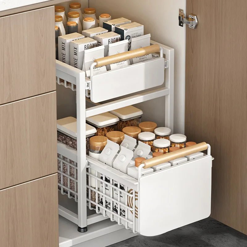 Organisateur Salle de Bain - MultifunctionStorageBasket™ - Blanc - Bathmosphere