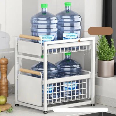 Organisateur Salle de Bain - MultifunctionStorageBasket™ - Blanc - Bathmosphere