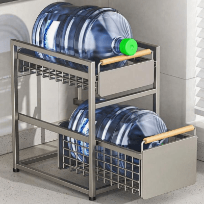 Organisateur Salle de Bain - MultifunctionStorageBasket™ - Noir - Bathmosphere