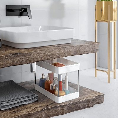 Rangement salle de bain - BathMultipurposeRack™ - Blanc - Bathmosphere