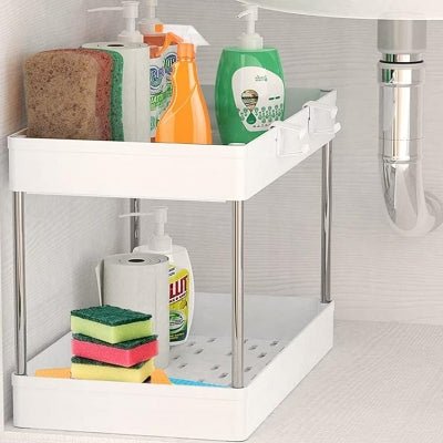 Rangement salle de bain - BathMultipurposeRack™ - Blanc - Bathmosphere