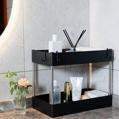 Rangement salle de bain - BathMultipurposeRack™ - Noir - Bathmosphere
