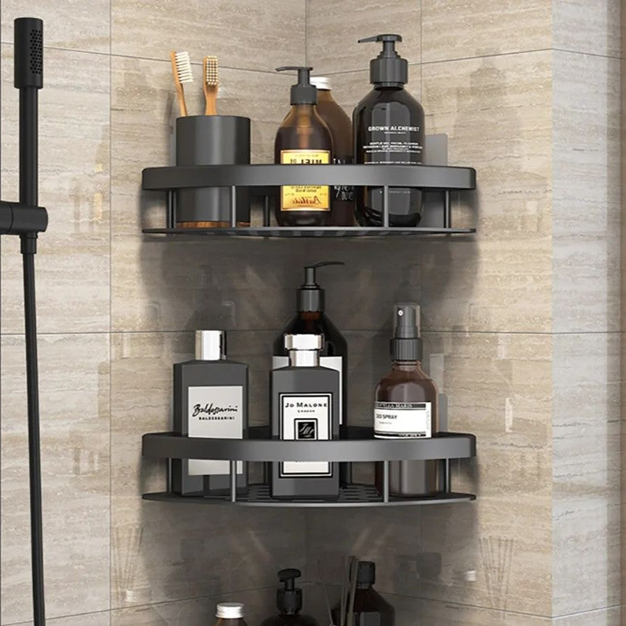 2-etagere-de-douche-vertex-noir-au-mur-de-face