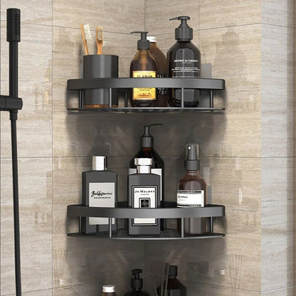 2-etagere-de-douche-vertex-noir-au-mur-de-face