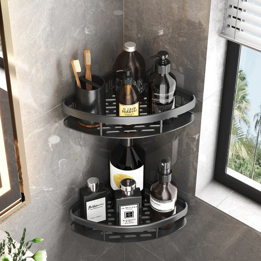2-etagere-de-douche-vertex-noir-au-mur-vu-du-dessus