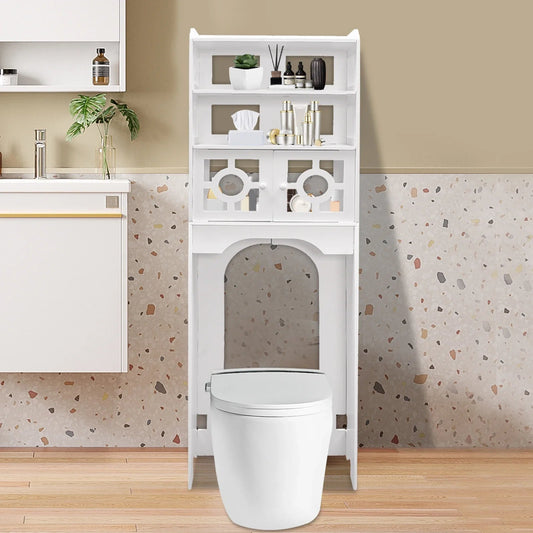 Armoire De Toilette - HouseholdToiletCabinet™ - Double Porte Bas - Bathmosphere