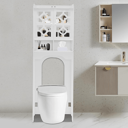Armoire De Toilette - HouseholdToiletCabinet™ - Double Porte Haut - Bathmosphere