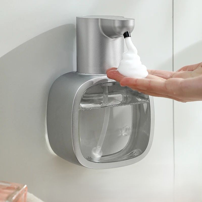 distributeur-savon-mural-pulse-foam-gris