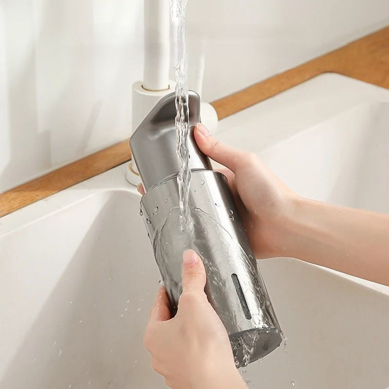 distributeur_savon_automatique_gris_mit_sous_leau