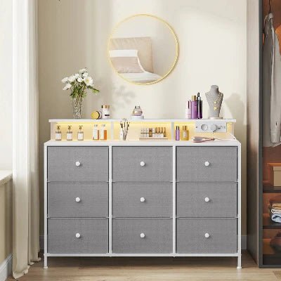 Meuble de Rangement - LumiTiroir™ - Gris - Bathmosphere