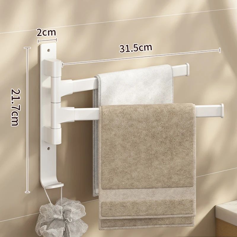 porte-serviette-mural-swing-dry-180-blanc-2-barres