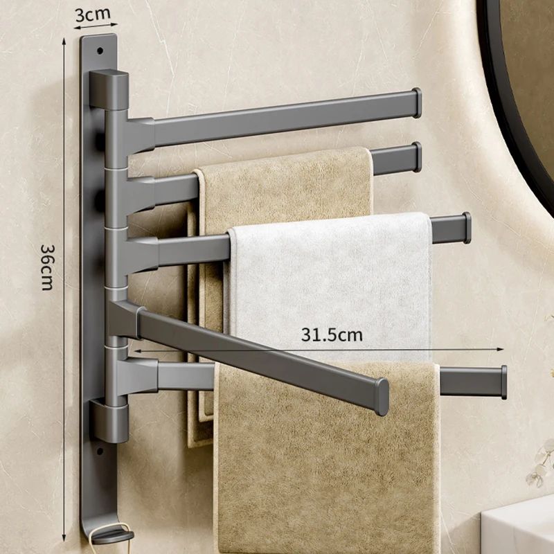 porte-serviette-mural-swing-dry-180-gris-5-barres