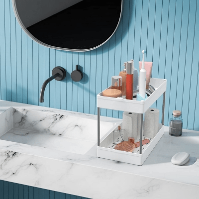 Rangement salle de bain - BathMultipurposeRack™ - Blanc - Bathmosphere