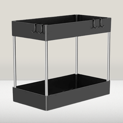 Rangement salle de bain - BathMultipurposeRack™ - Noir - Bathmosphere